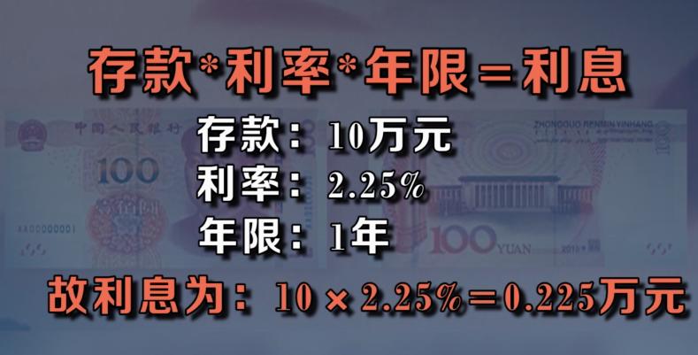 贷10万块钱一年的利息怎样计算,存10万元一年利息怎么算