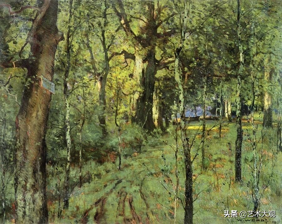美国当代风景油画写生作品,美国大峡谷古典风景油画