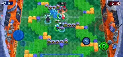 荒野乱斗格尔反杀时刻,荒野乱斗足球三重威胁进球角度