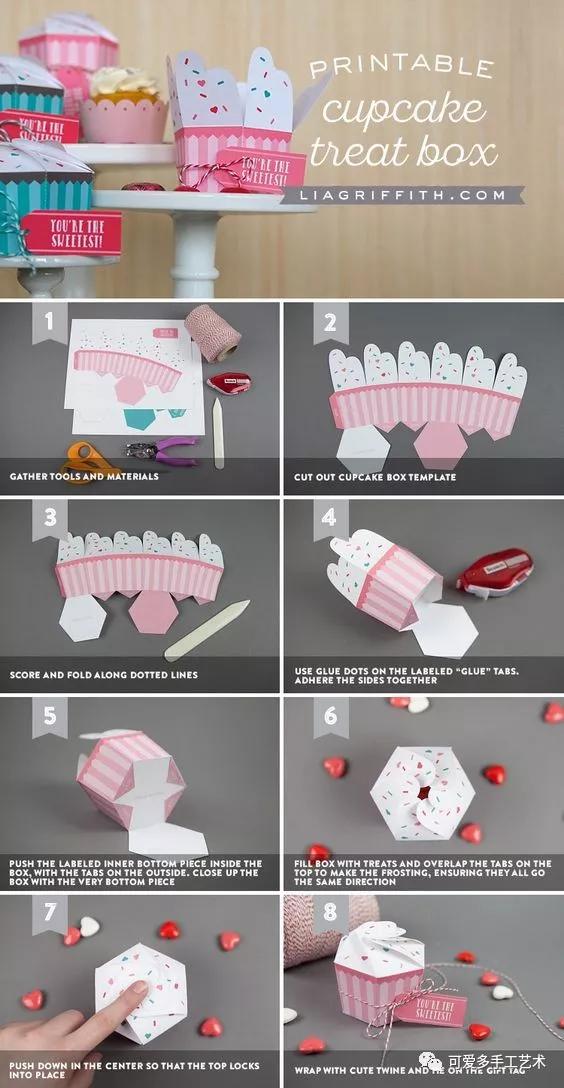 diy礼品盒花,大号礼品盒diy图案