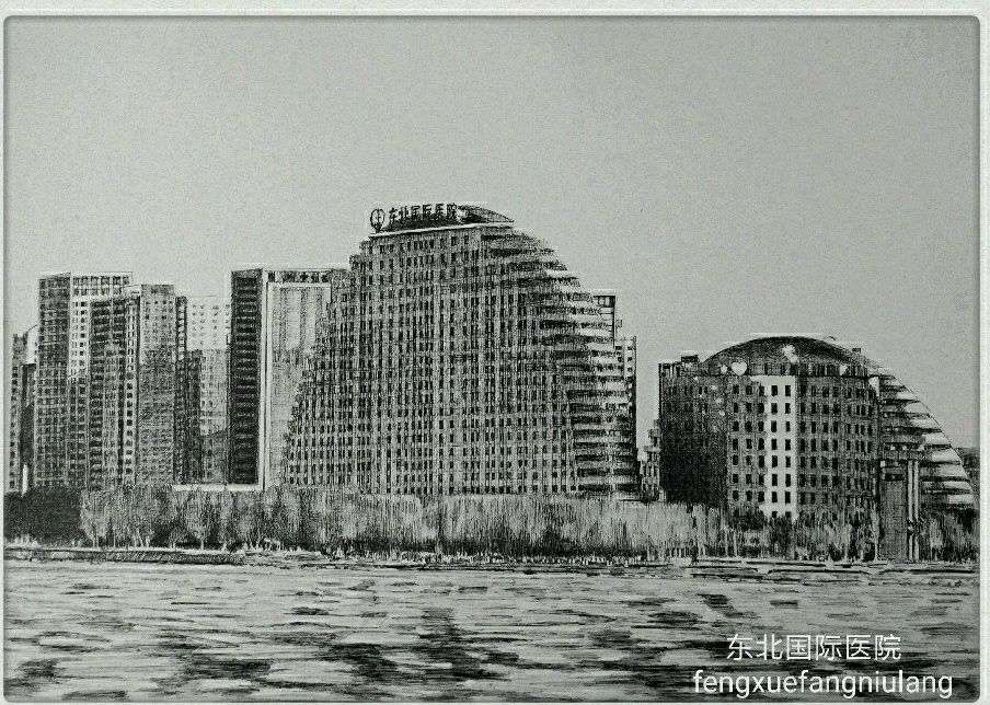 情系山水画作品,情系沈阳