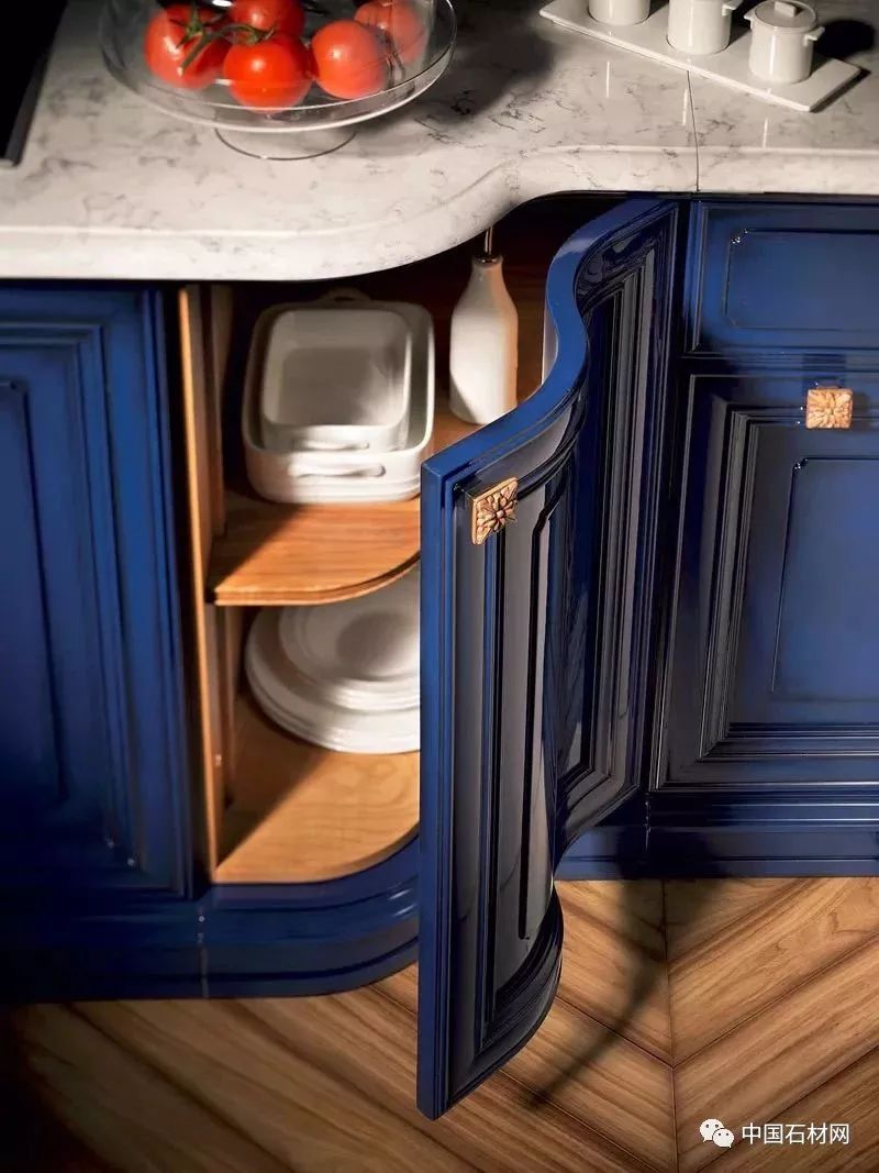 大理石设计厨房,厨房大理石极简风格