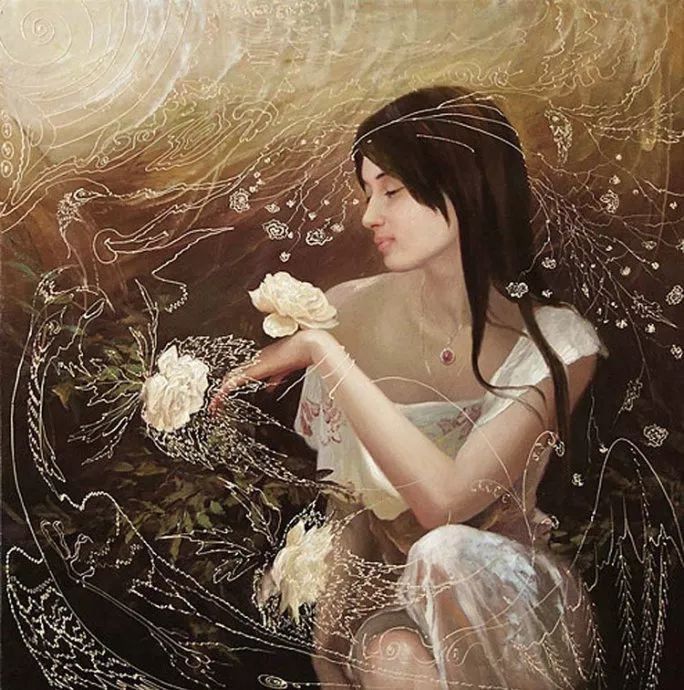 喀拉刨柯油画作品欣赏,瑞典油画人物画