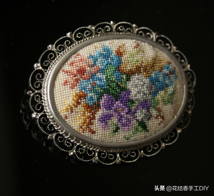 简单的刺绣秒学会,简单做美丽项链
