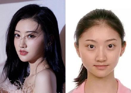 没整过容的女明星颜值对比,女星修图前后对比照