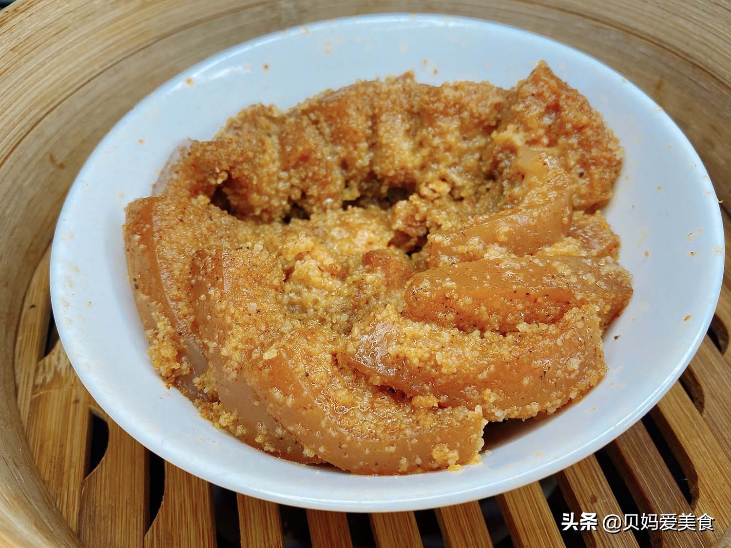 米粉蒸肉这样做真的太好吃了,怎么做软糯的米粉蒸肉