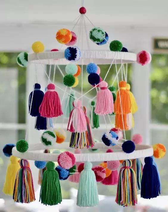 自制流苏装饰品,新家如何用流苏书签做装饰