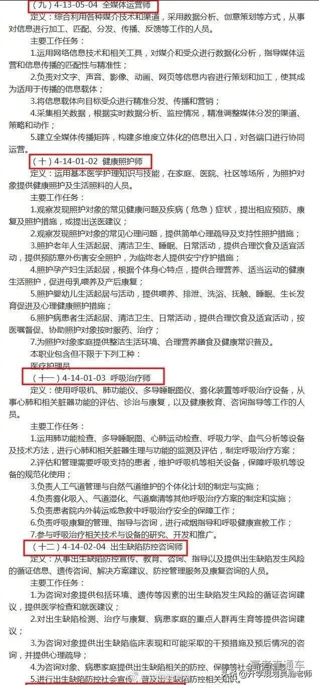 16个新型职业介绍,高薪专业职业排行榜前十名