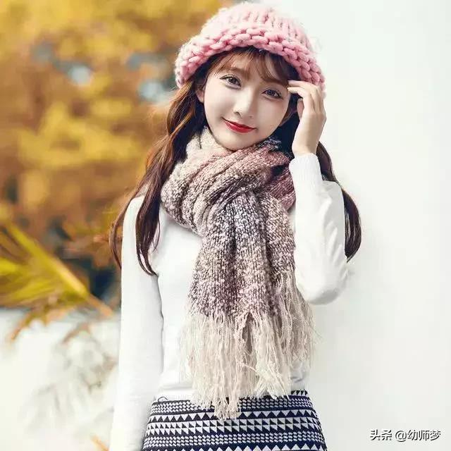 冬天的围巾选这几条时髦又保暖,围巾最好看十种搭配