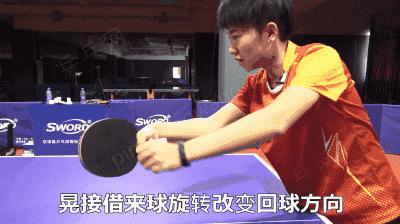 横拍怎么发好强烈的下旋球,乒乓球直拍反手晃撇打法