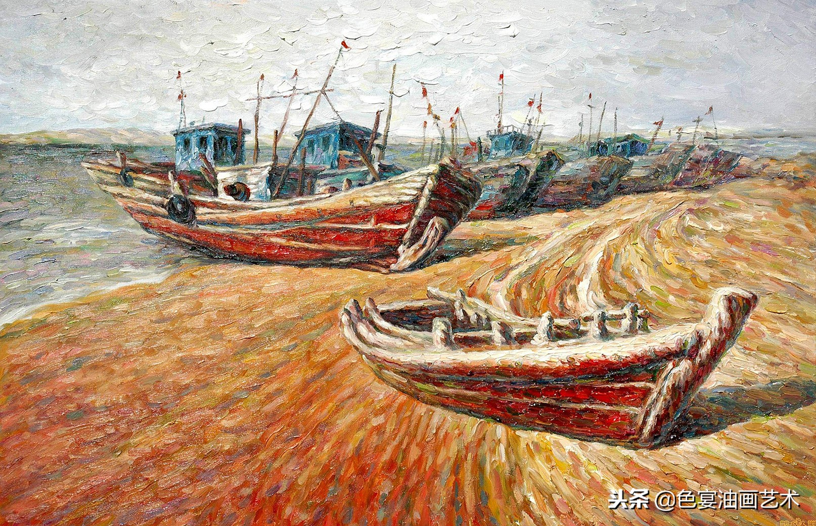 俄罗斯油画大师风景油画教程视频,油画大师油画风景创作教学视频
