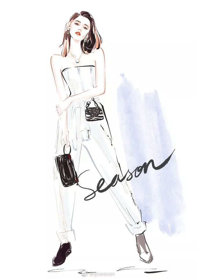 精美水墨插画,那些浪漫的水墨画插画