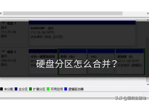 电脑硬盘分区怎么合并,移动硬盘重新分区合并