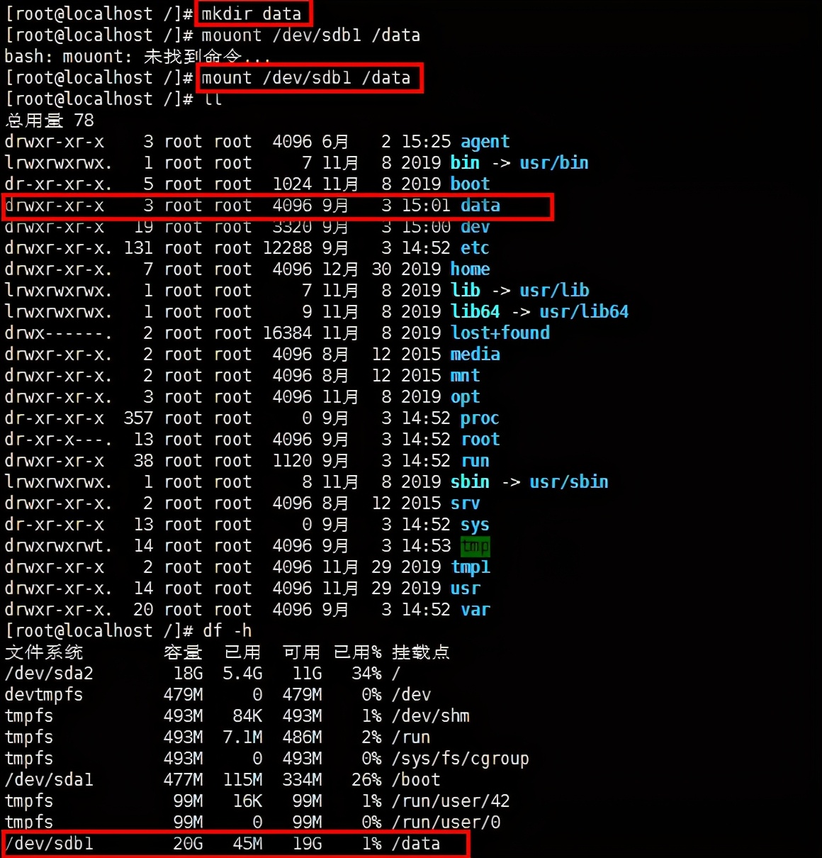 centos7磁盘分区的命令,centos磁盘分区在磁盘管理看不到