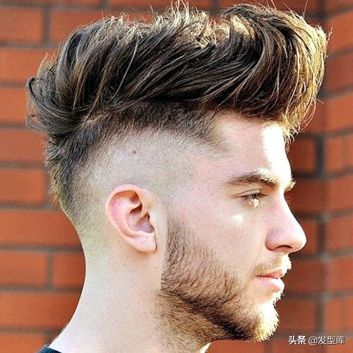 常见的飞机头,颓废莫霍克发型