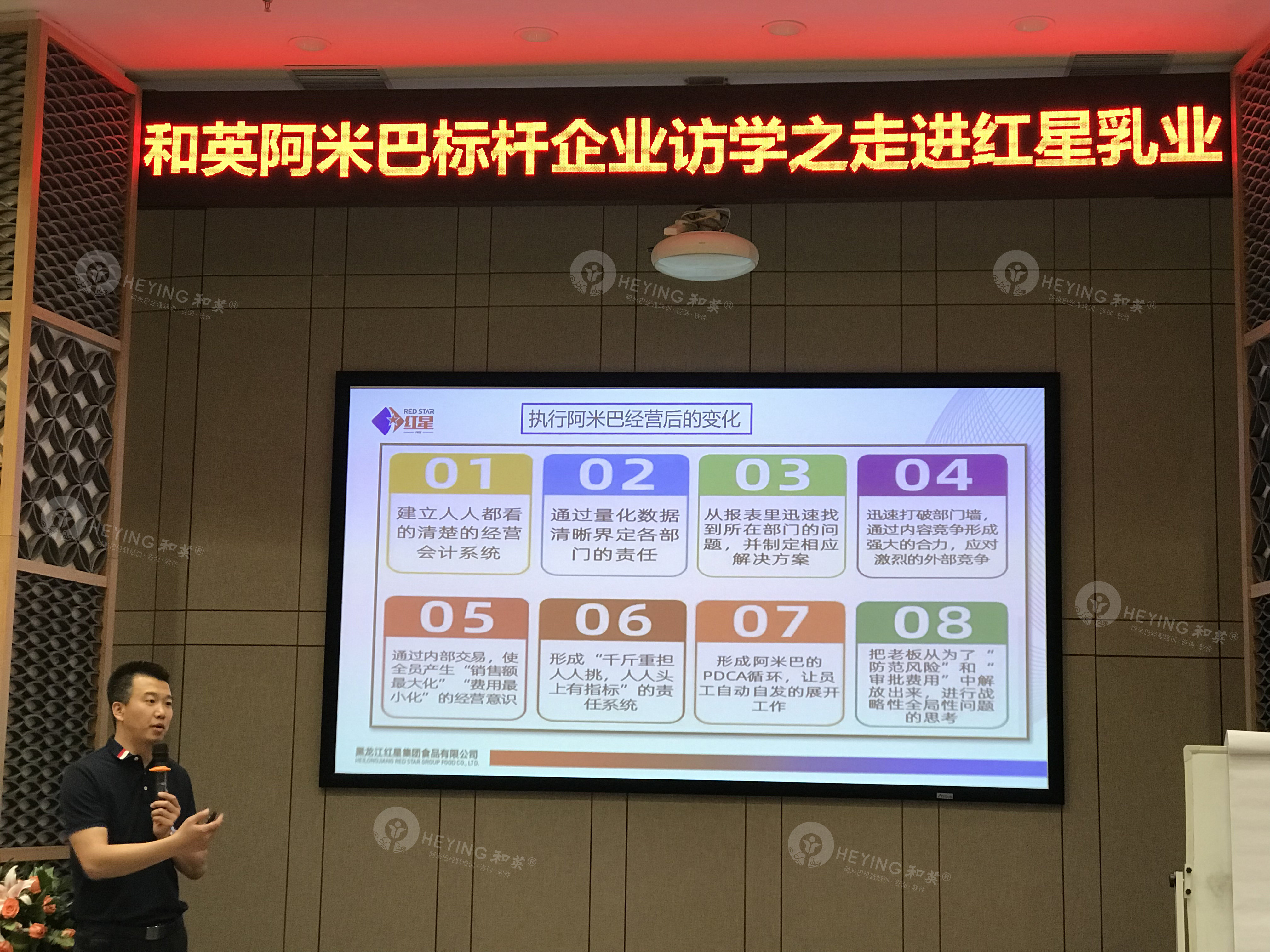 中国乳业阿米巴标杆访学-跟随和英阿米巴，走进牡丹江红星乳业