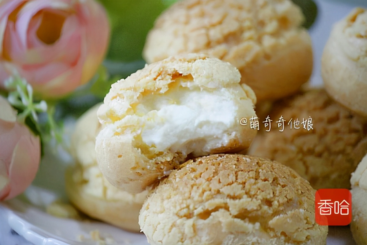 做泡芙简单又方便,好吃的泡芙教程