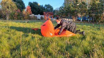 反射镜面一键充气床测评,自动充气床视频