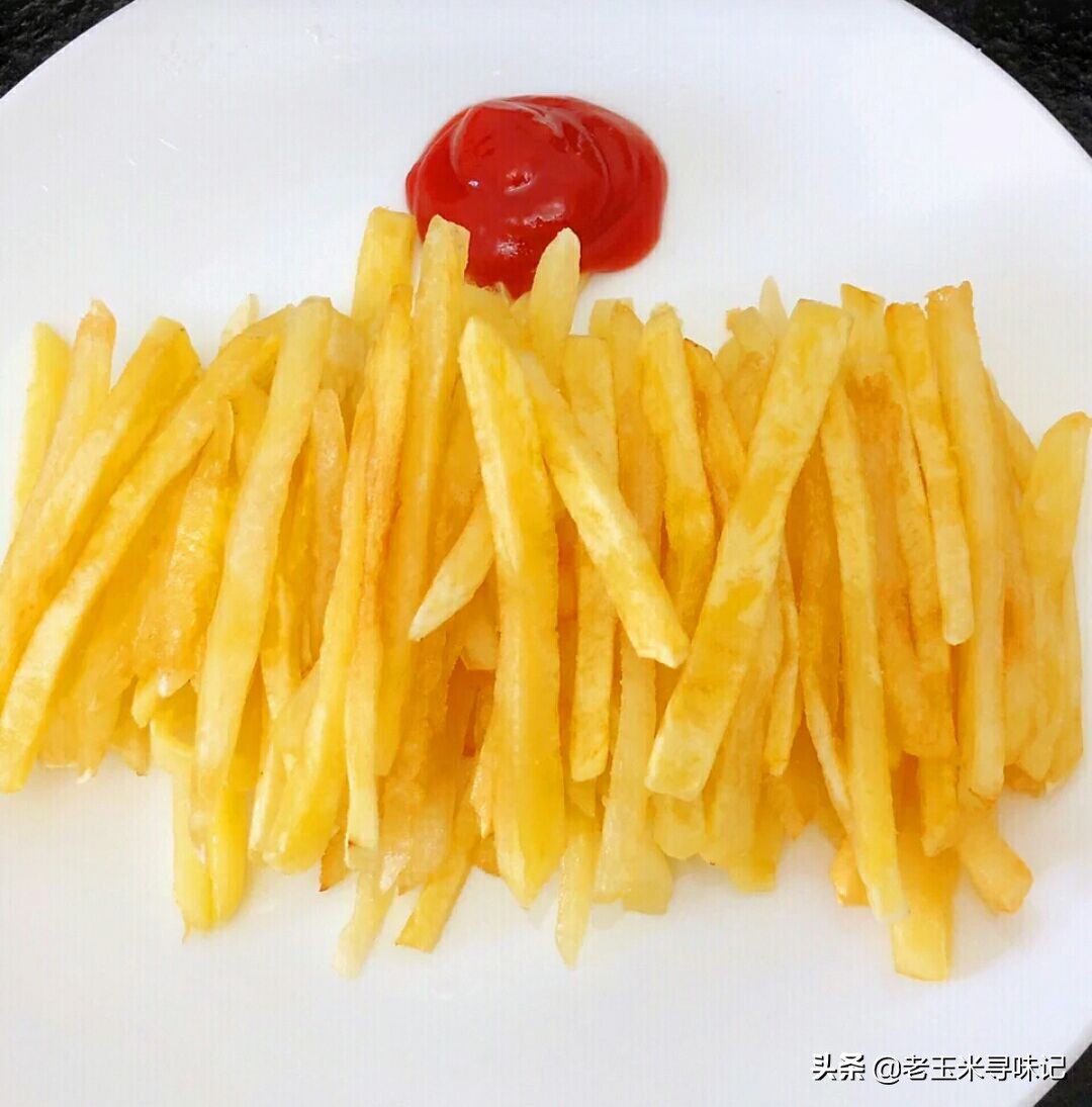 薯条怎么做又简单又脆又好吃,用纸做爆炸小薯条