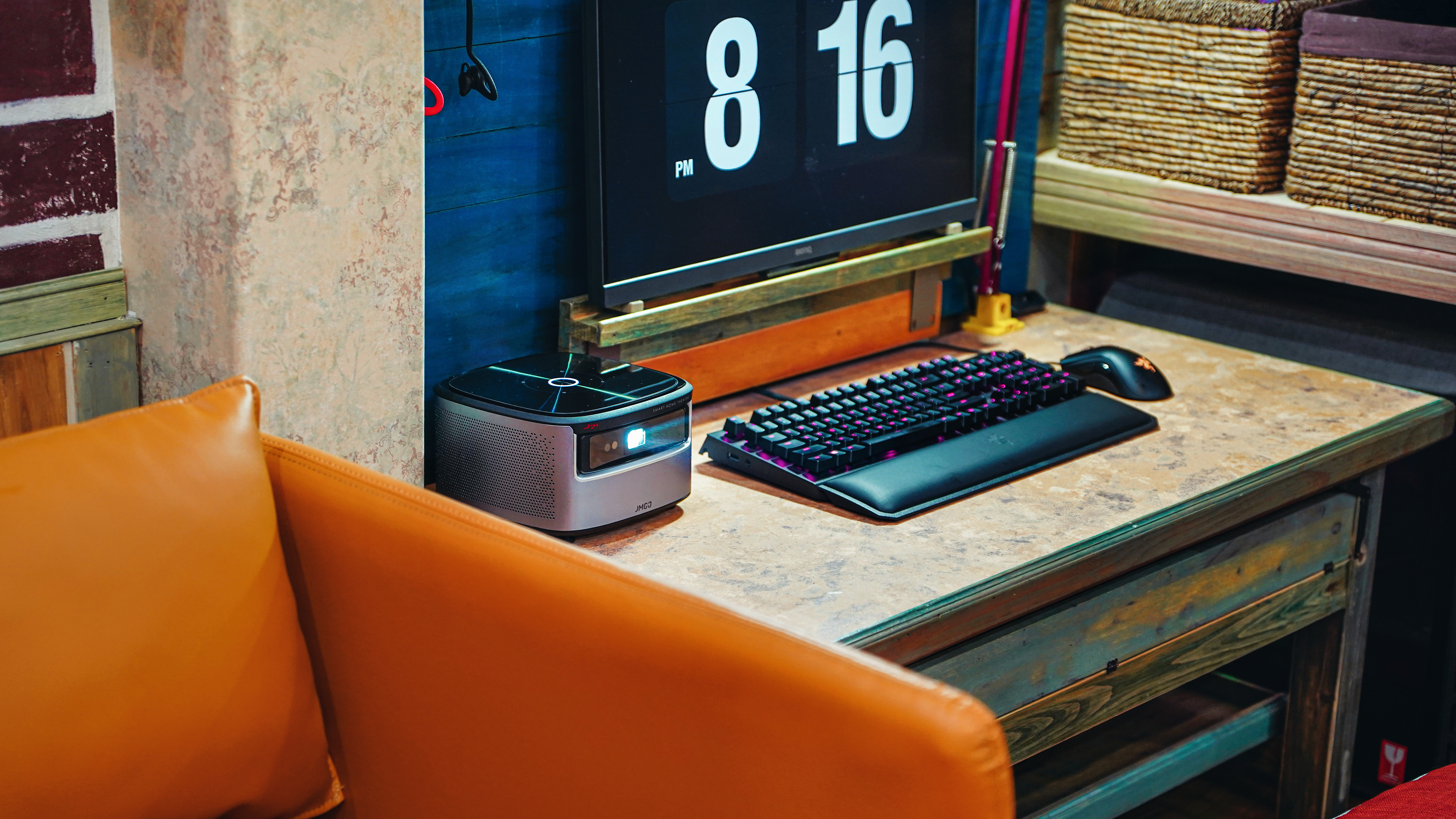 智能投影幕布,微投影坚果