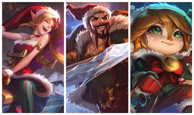 每年冰雪节皮肤,历届冰雪节皮肤