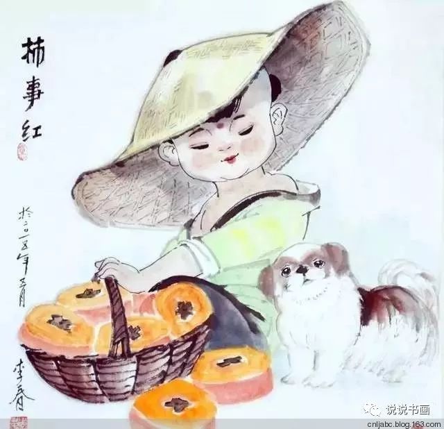 中国儿童国画杰作,国画小儿童