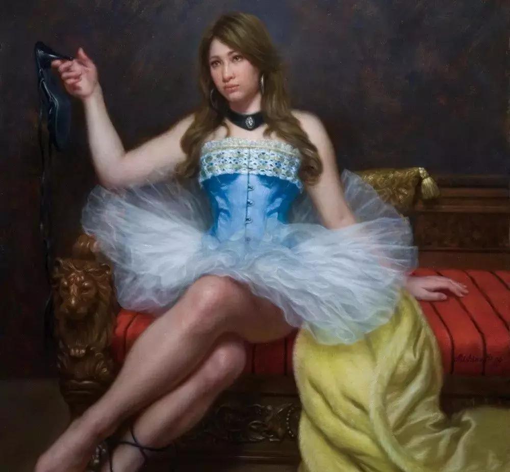 油画日本风景画,油画艺术日本