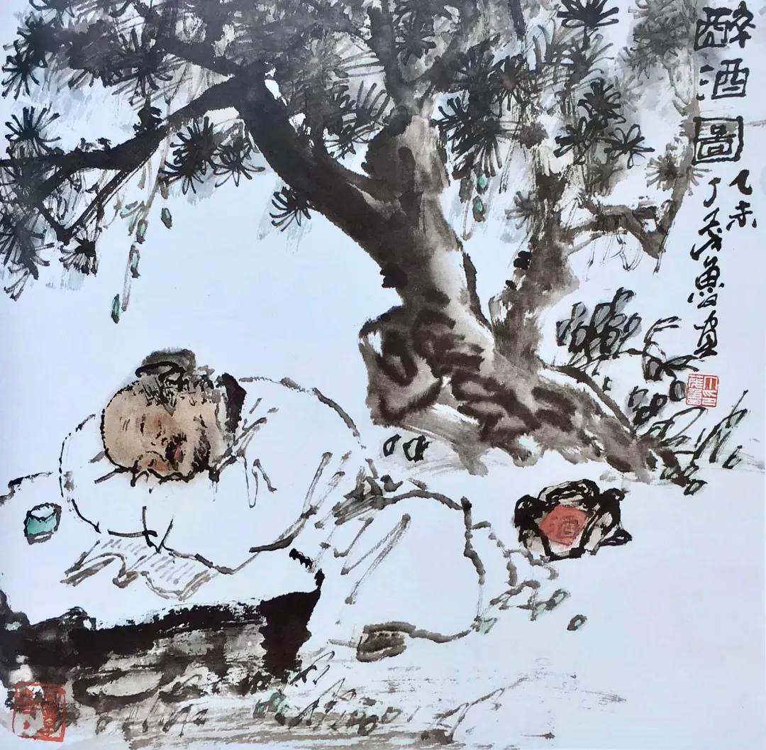 欣赏老画家水墨丹青,丁茂鲁书画作品欣赏
