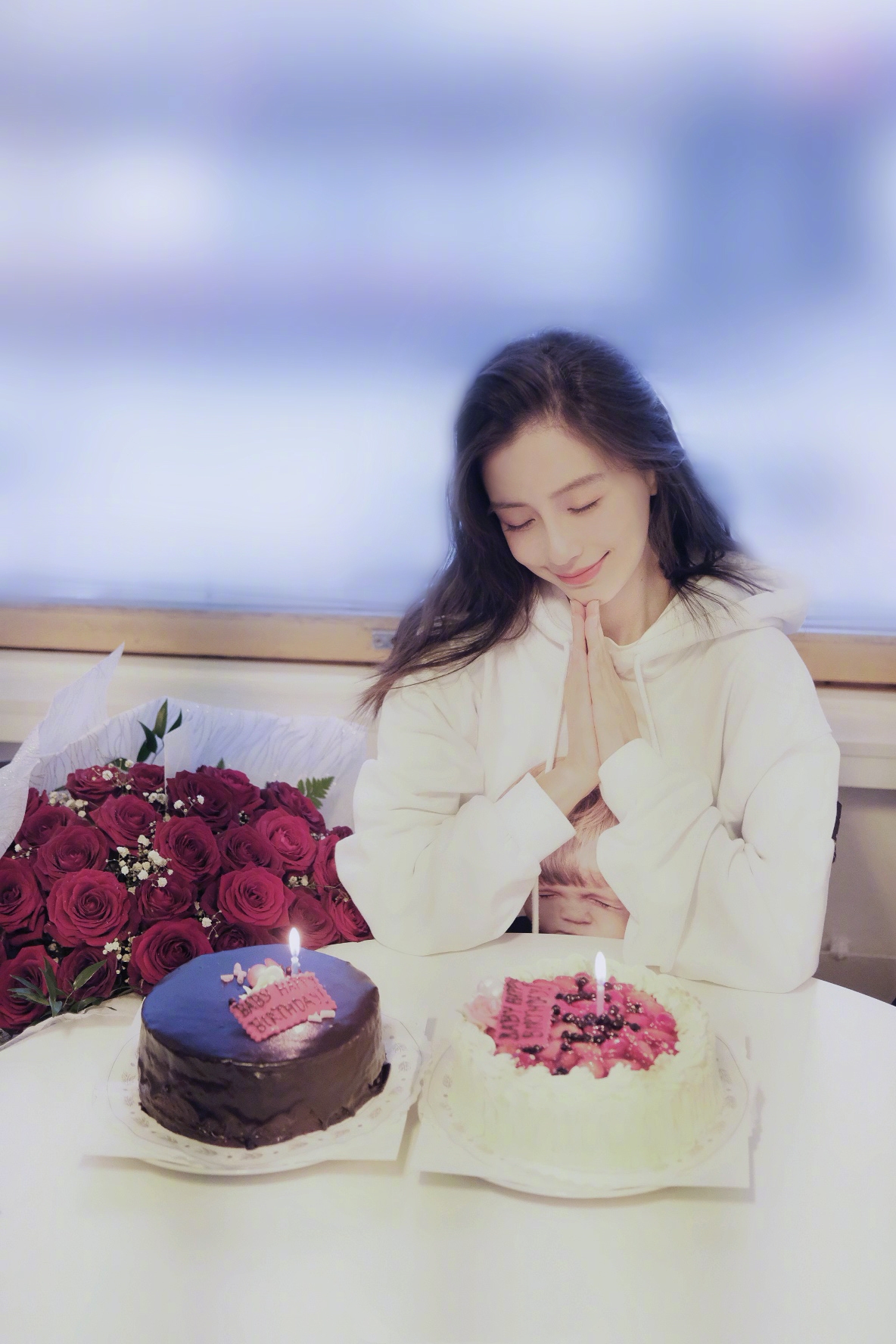 angelababy生日照图文,Angelababy生日造型