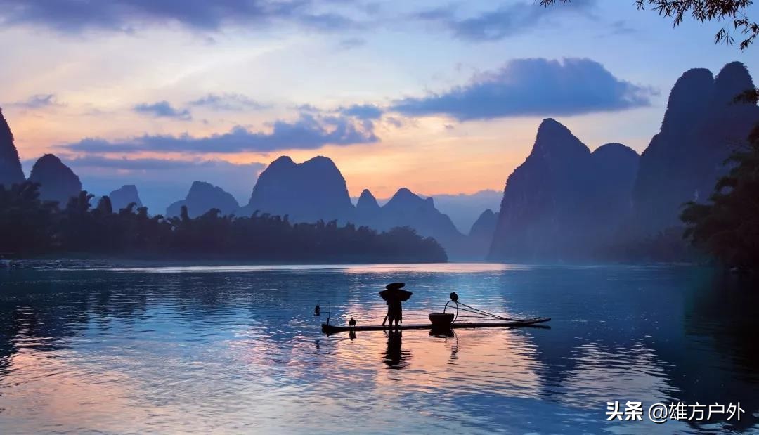 漓江兴坪古镇美景,兴坪古镇漓江游