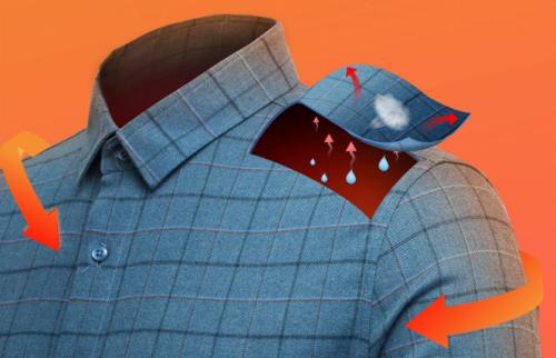 红豆衬衫男款2021款网红款,红豆粉紫色衬衫