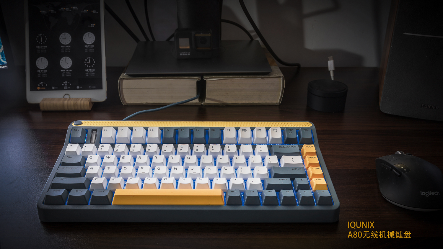iqunixa80机械键盘拆解测评,iqa80键盘