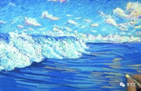 重彩油画棒教程简单,油画棒超美超简单