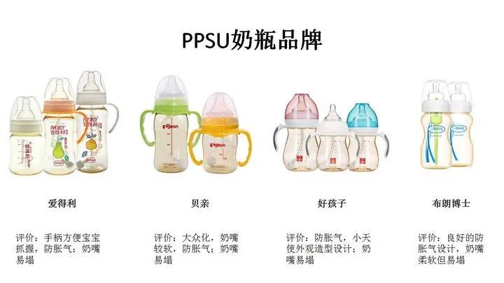 玻璃，PP，PA，PPSU，PES，硅胶奶瓶材质大对比