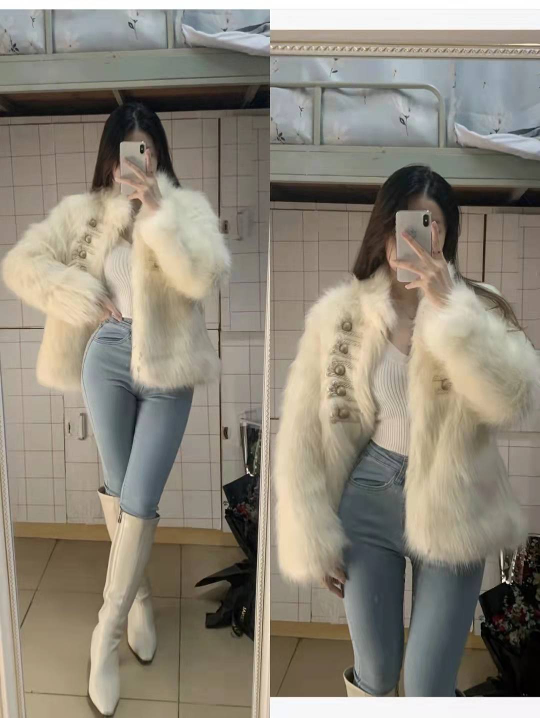 短款皮草马甲怎么搭配下装,短款皮草怎么搭配下装才好看