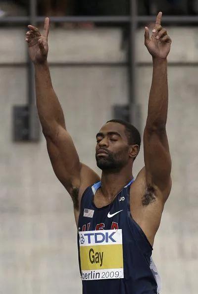 泰森盖伊和加特林谁是全美第一,盖伊百米最快三次成绩