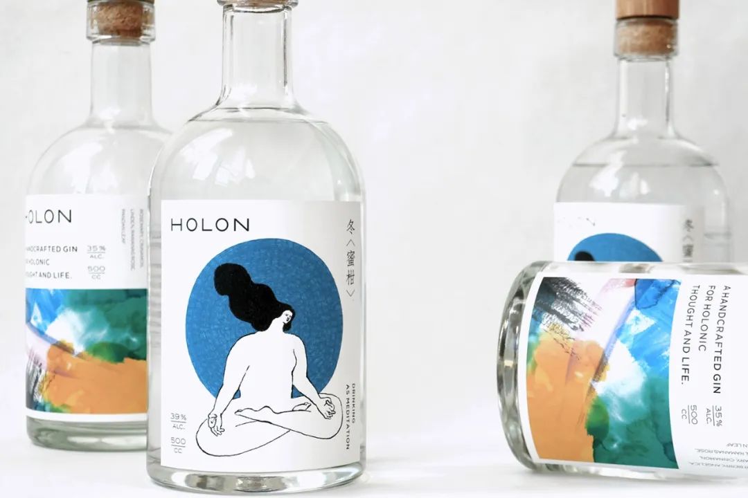 简约化酒包装设计图片,这些酒包装设计太上头了