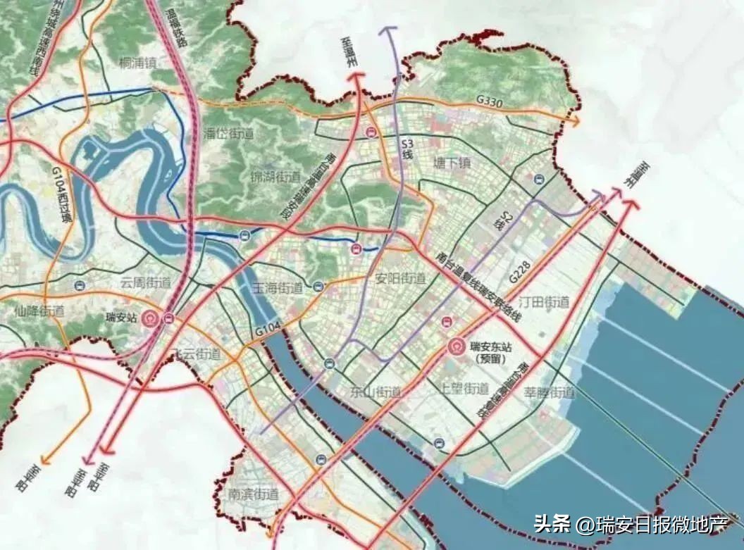 瑞安新区规划图,瑞安市新区最新规划图
