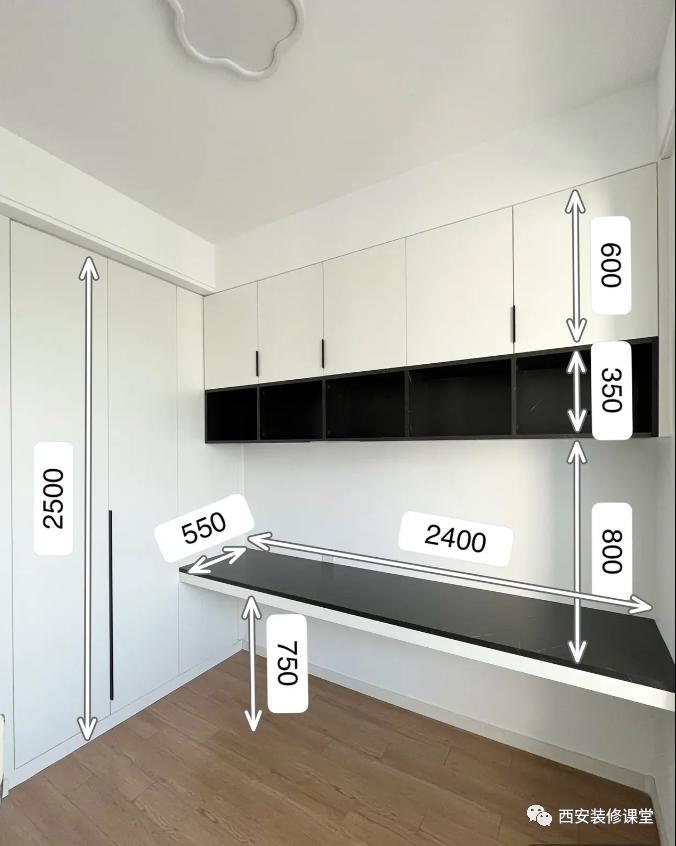 书桌连衣柜有什么讲究,书桌连衣柜带门怎么处理