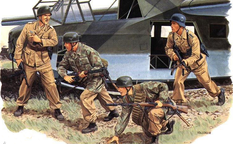 二战德军装甲部队彩绘,二战士兵的彩绘