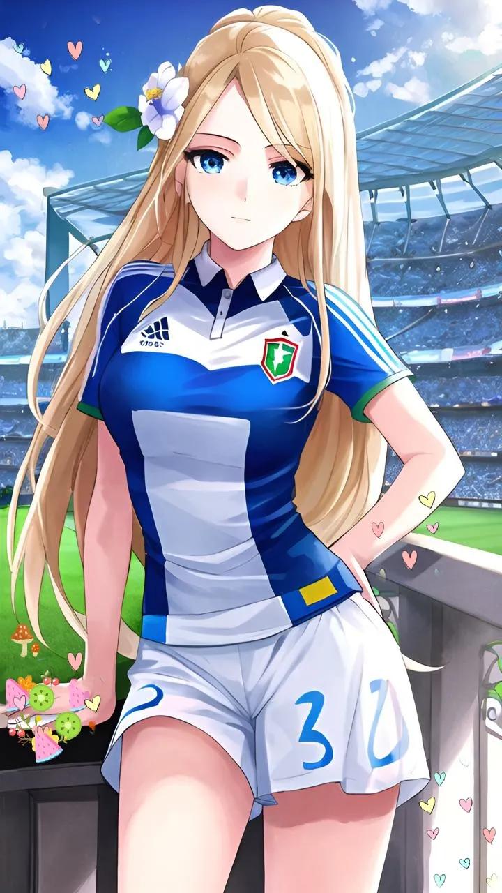 世界杯拉拉队ai绘画,ai绘画欧洲杯