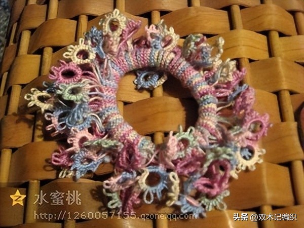 迷你发圈钩编教程,毛线发圈的各种钩法看合集