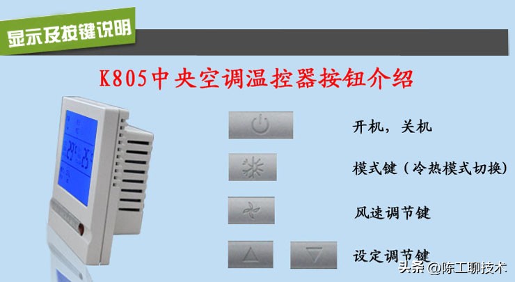 K801,K803,K805,K808,K818风机盘管温控器说明书