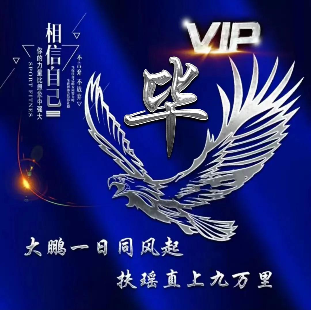 励志主题姓氏微信头像：大鹏一日同风起，扶摇直上九万里