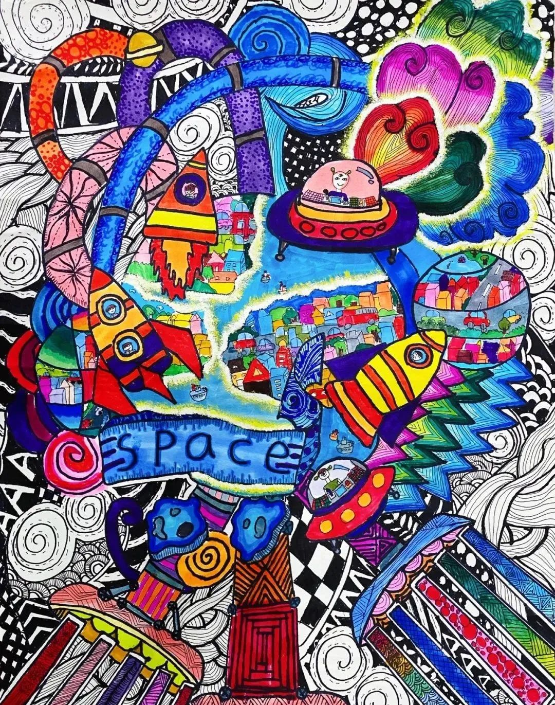 科幻画大全让科学插上艺术的翅膀,插上梦想的翅膀科幻画