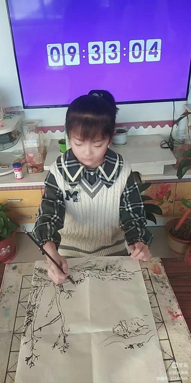 易水书画工作室部分小画家网课花絮