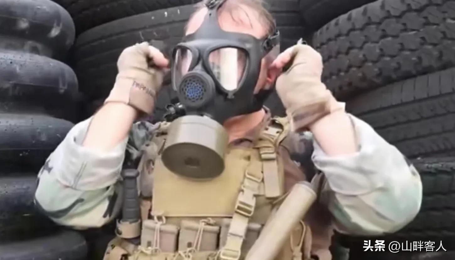 各国军队用的防毒面具,一战美军用的防毒面具