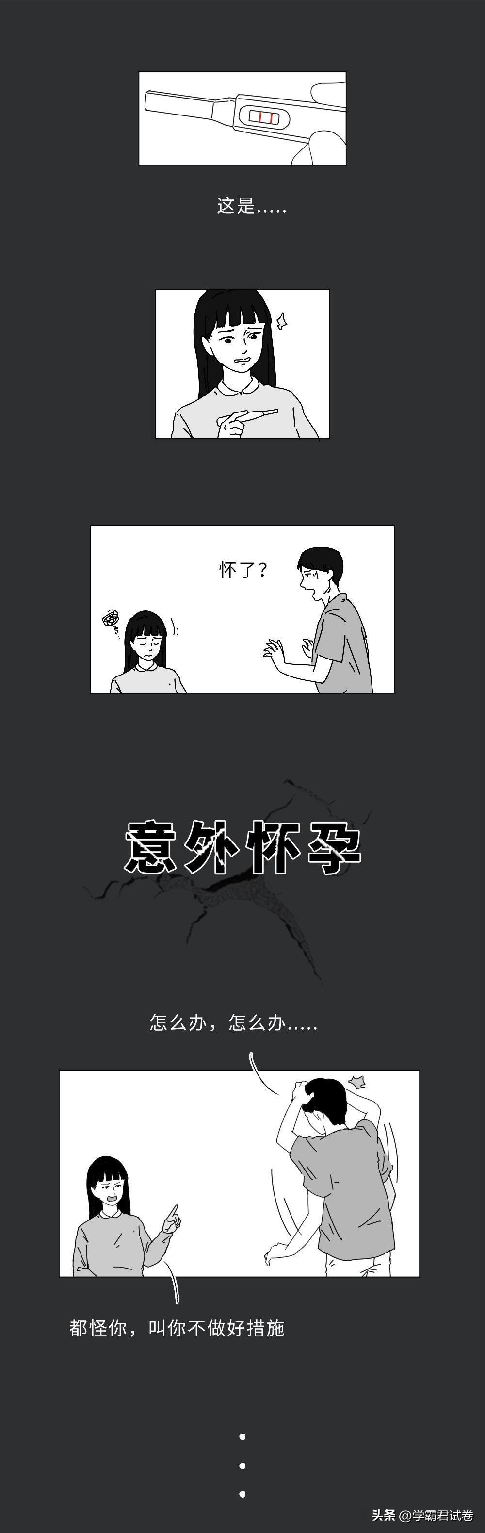 为何总有女生会意外怀孕？或许是安全期惹的祸（漫画）