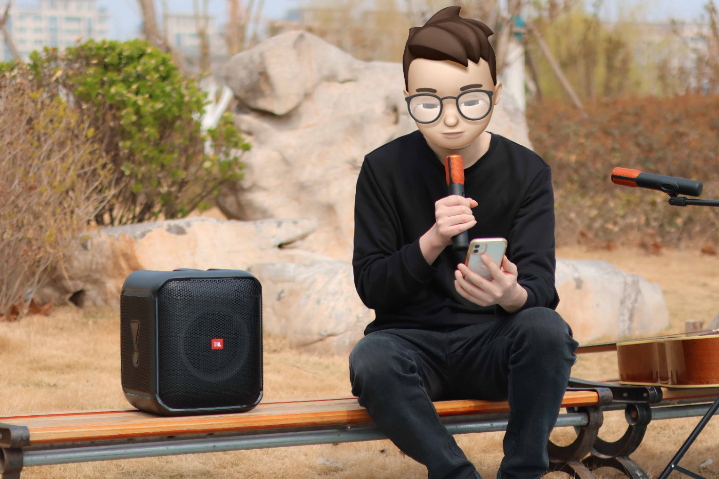 jbl欢唱版音箱评测,无线蓝牙双话筒音箱