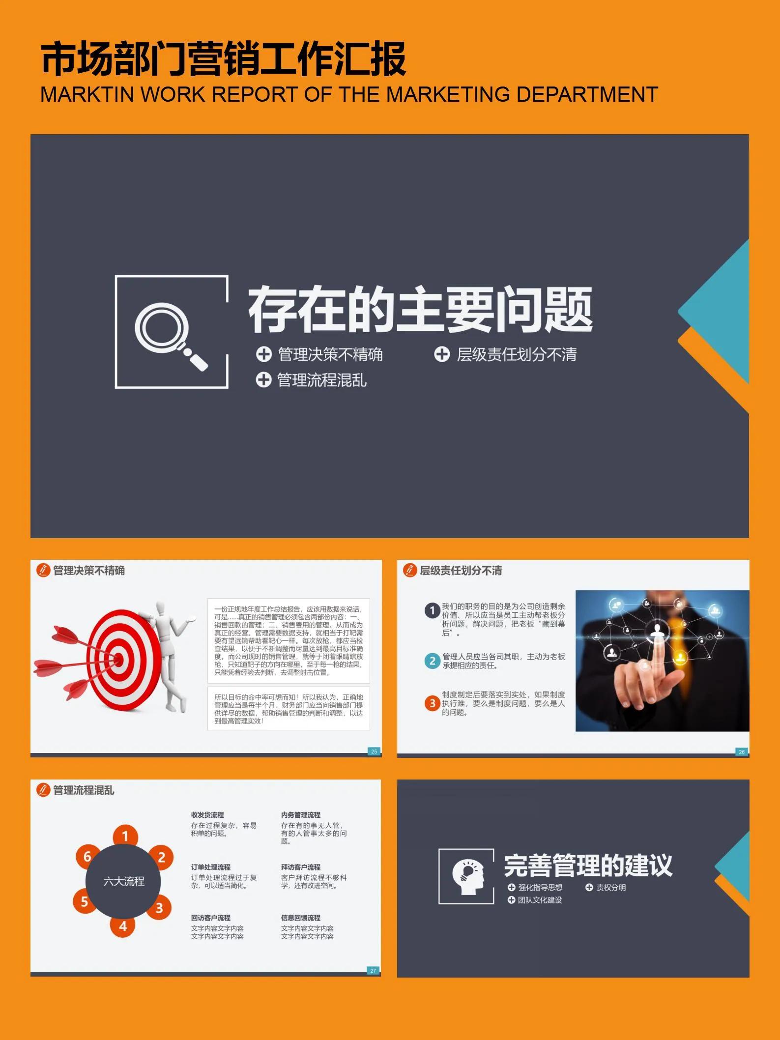 市场部经理工作汇报ppt,市场营销ppt汇报工作思路